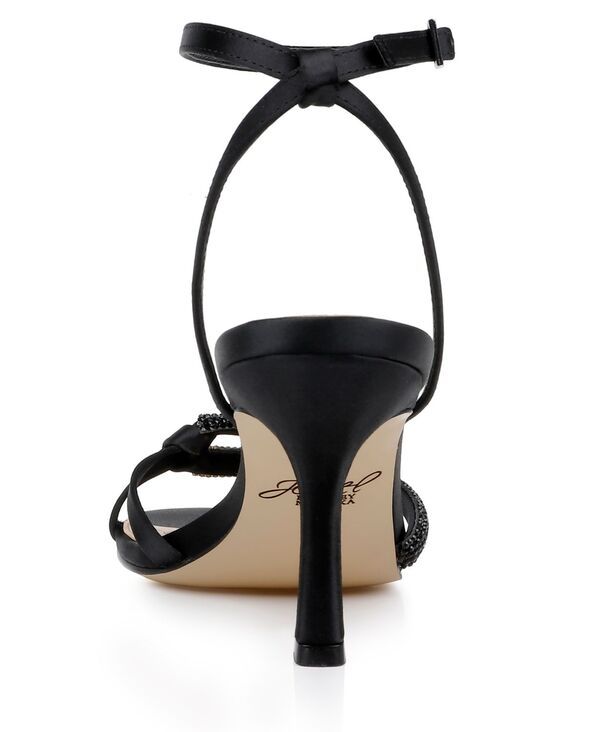 ジュウェルダグレイミシュカ レディース シューズ サンダル Jewel Badgley Mischka Womens Fiji Dress Sandals Black Satin ブラック ジュウェルダグレイミシュカ レディース シューズ サンダル Jewel Badgley Mischka Womens Fiji Dress Sandals Black Satin ブラック