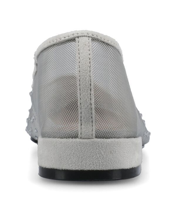 ジュルネ コレクション レディース シューズ パンプス メッシュ Journee Collection Womens Gracelynn Embellished Mesh Ballet Flatsil
