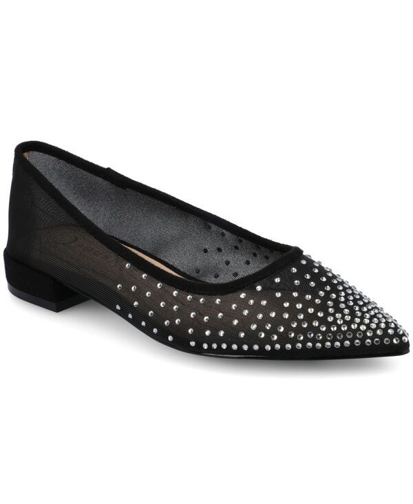 ジュルネ コレクション レディース シューズ パンプス メッシュ Journee Collection Womens Gracelynn Embellished Mesh Ballet Flats B