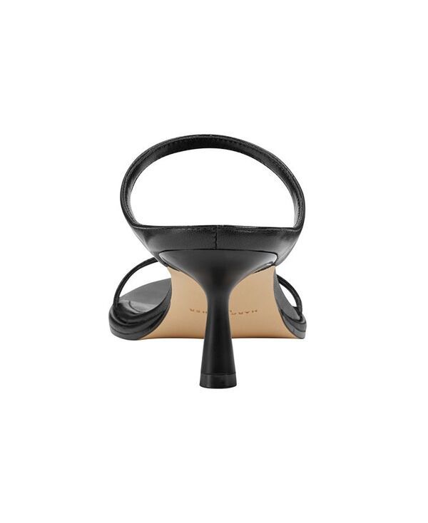 マーク・フィッシャー レディース シューズ サンダル Marc Fisher LTD Womens Alonde SlipOn Dress Sandals Black Leather ブラック