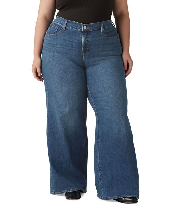 リーバイス レディース ボトムス デニムパンツ ジーンズ Levis Womens 318 Shaping StellarStretch WideLeg Jeans 2426W Clever Girl
