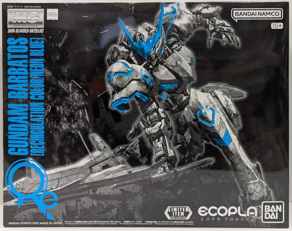 BANDAI SPIRITS MG エコプラ 1/100 機動戦士ガンダム 鉄血のオルフェンズ ガンダムバルバトス (リサーキュレーションカラー/ネオンブルー) LIMITED
