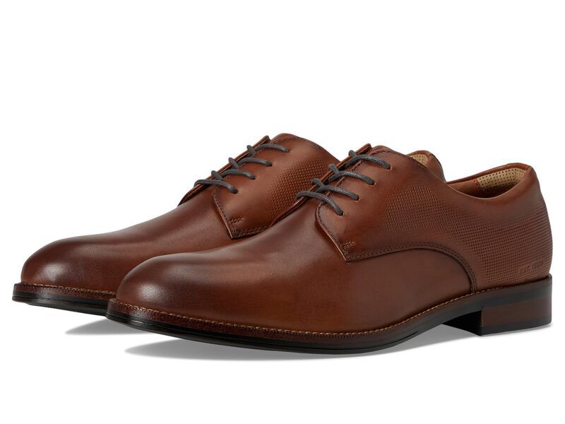 ジョンストンアンドマーフィー メンズ シューズ オックスフォード Johnston Murphy Xc Copley Plain Toe Cognac Waterpro