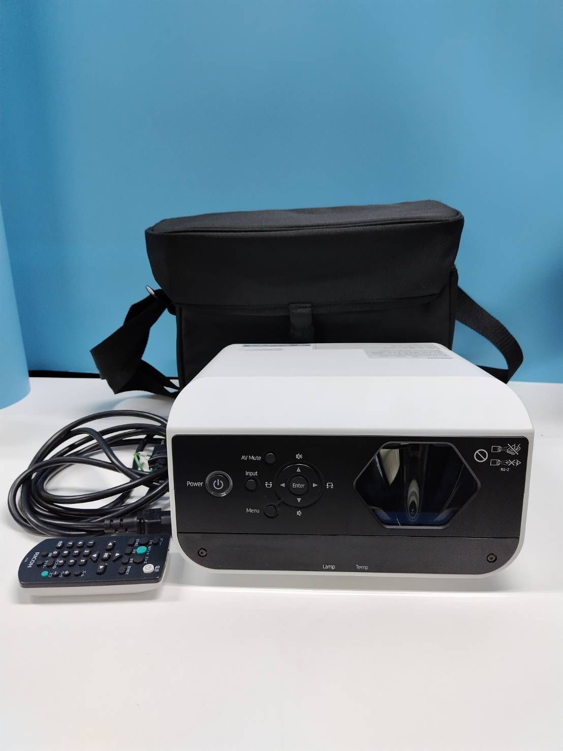 【動作品】RICOH/PJ WX4153N/超単焦点プロジェクター