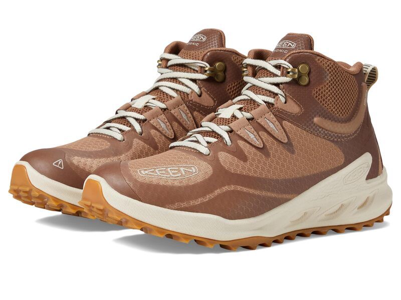 キーン レディース シューズ ブーツ・レインブーツ KEEN Zionic Mid Height Waterproof All Terrain Warm TaupeBirc トープ