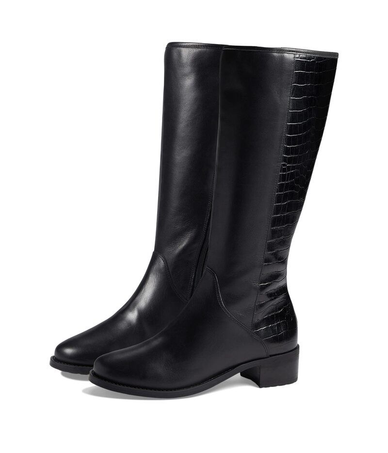 ダイビッドテイト レディース シューズ ブーツ・レインブーツ David Tate Superior Black Croc ブラック