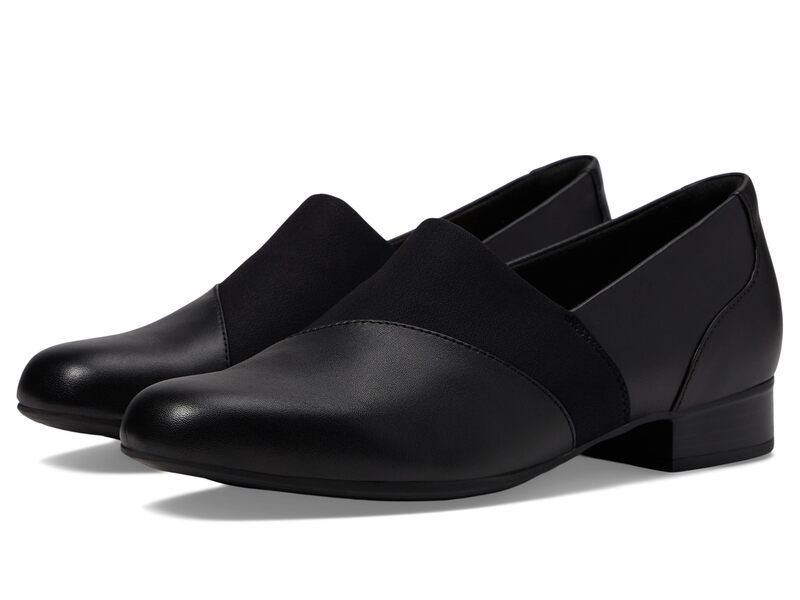クラークス レディース シューズ ヒール Clarks Juliet Gem Black Leather ブラック