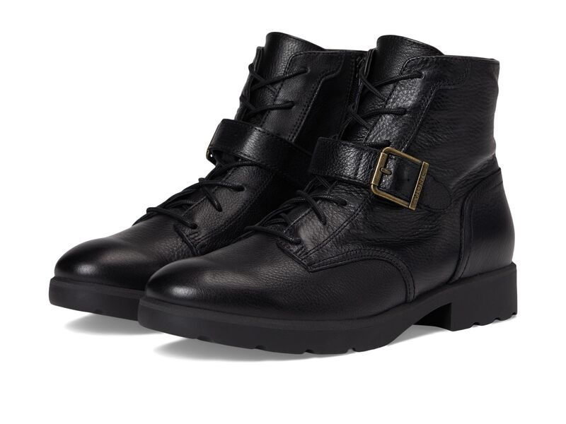 バイオニック レディース シューズ ブーツ・レインブーツ VIONIC Catina Black Leather ブラック