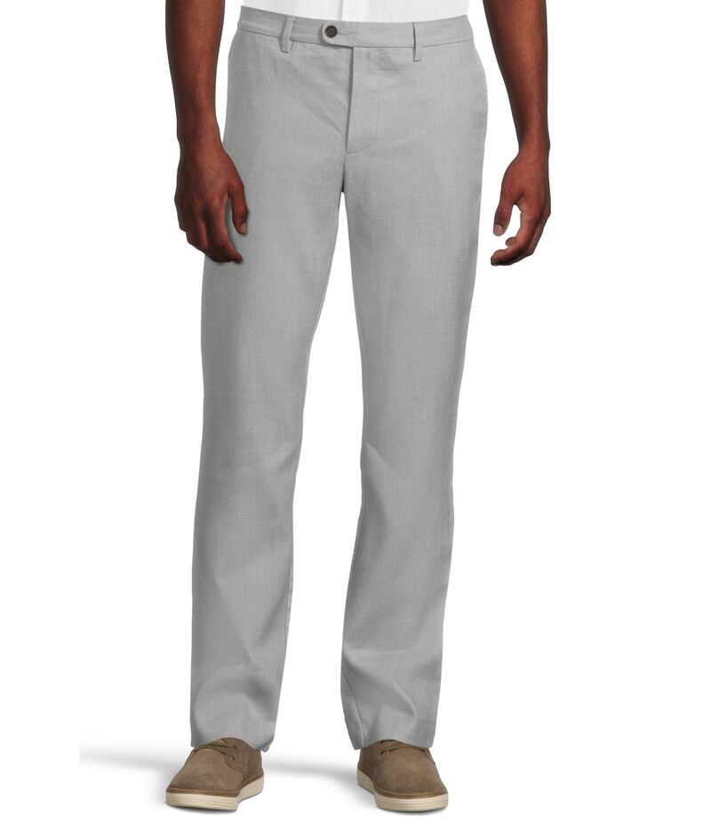 トッミーバハマ メンズ ボトムス カジュアルパンツ リネン Tommy Bahama Latigo Beach Linen Flat Front Pants Bala Shark