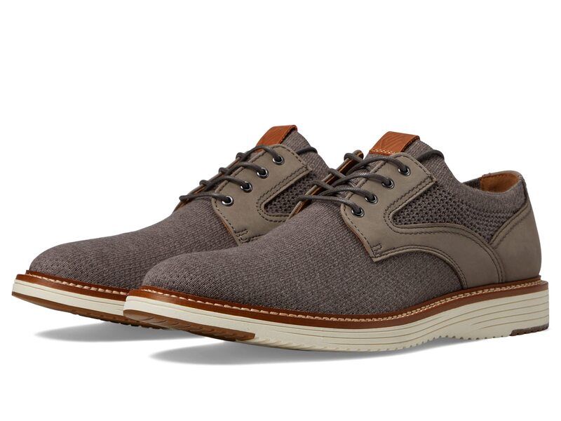 ジョンストンアンドマーフィー メンズ シューズ オックスフォード ニット Johnston Murphy Upton Knit Plain Toe Gray Knit グレー
