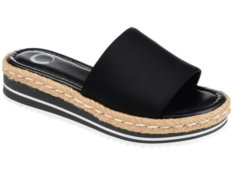 ジュルネ コレクション レディース シューズ ヒール サンダル Journee Collection Comfort Foam Rosey Sandal Black ブラック