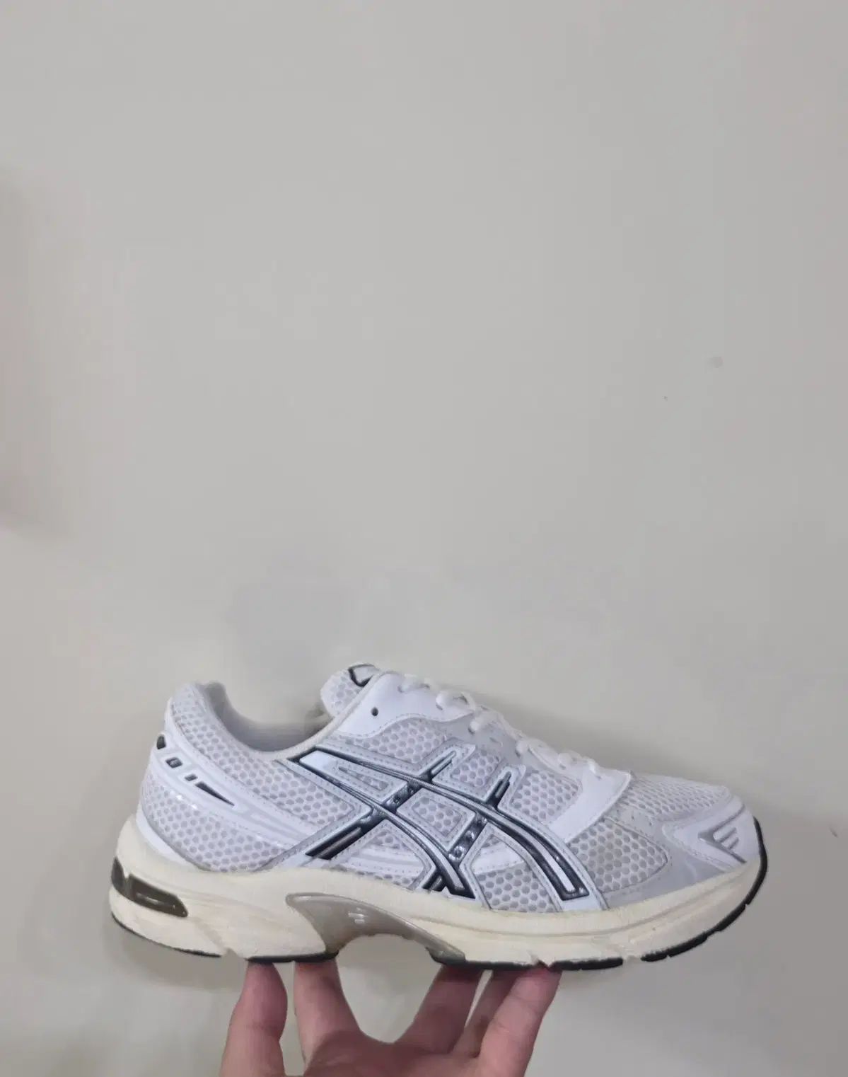 270 アシックス ゲル1130 白 クラウド グレー