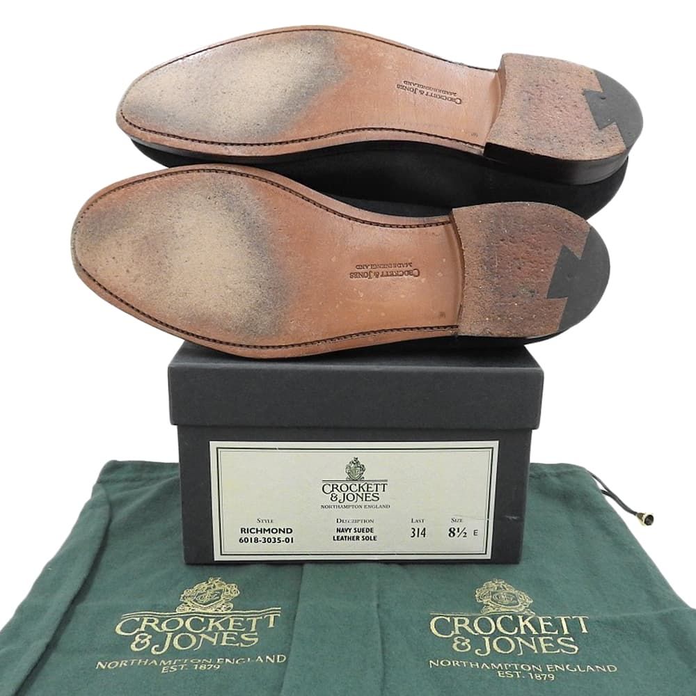 Crockett&Jones クロケット＆ジョーンズ NAVY SUEDE ネイビースエード