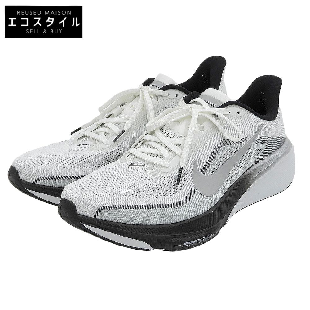 NIKE　ナイキ　AIR ZOOM ペガサス 42 ロード ランニング シューズ メンズ ホワイト×ブラック 30cm II7210-100　12(US)