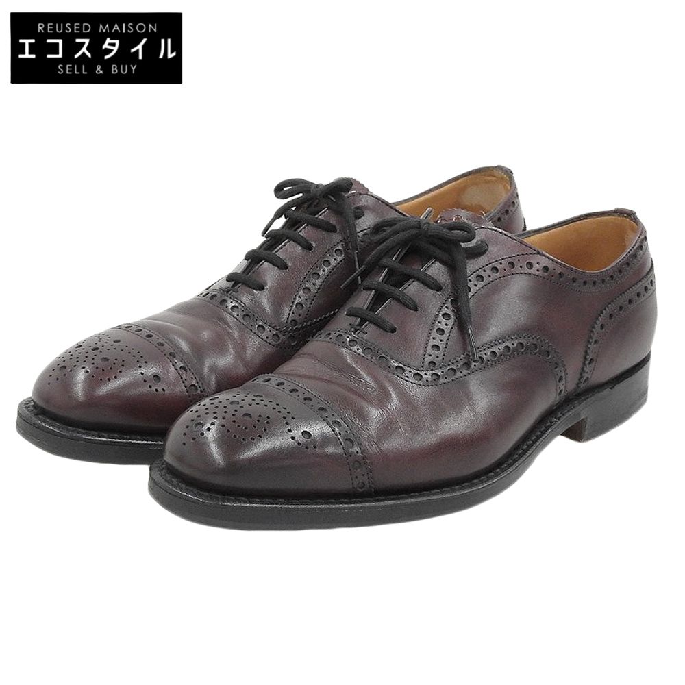 Church's　チャーチ　DIPLOMAT ディプロマット セミブローグ オックスフォードシューズ 5都市 NEVADA CALF 173ラスト バーガンディ 7814/13　6F