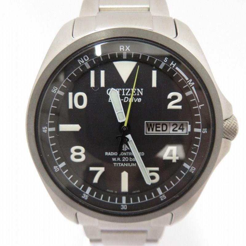 【瀬戸大橋店】 中古 CITIZEN | シチズン 腕時計 PROMASTER/LAND アナログ 電波ソーラー PMD56-2952 シルバー 【131】