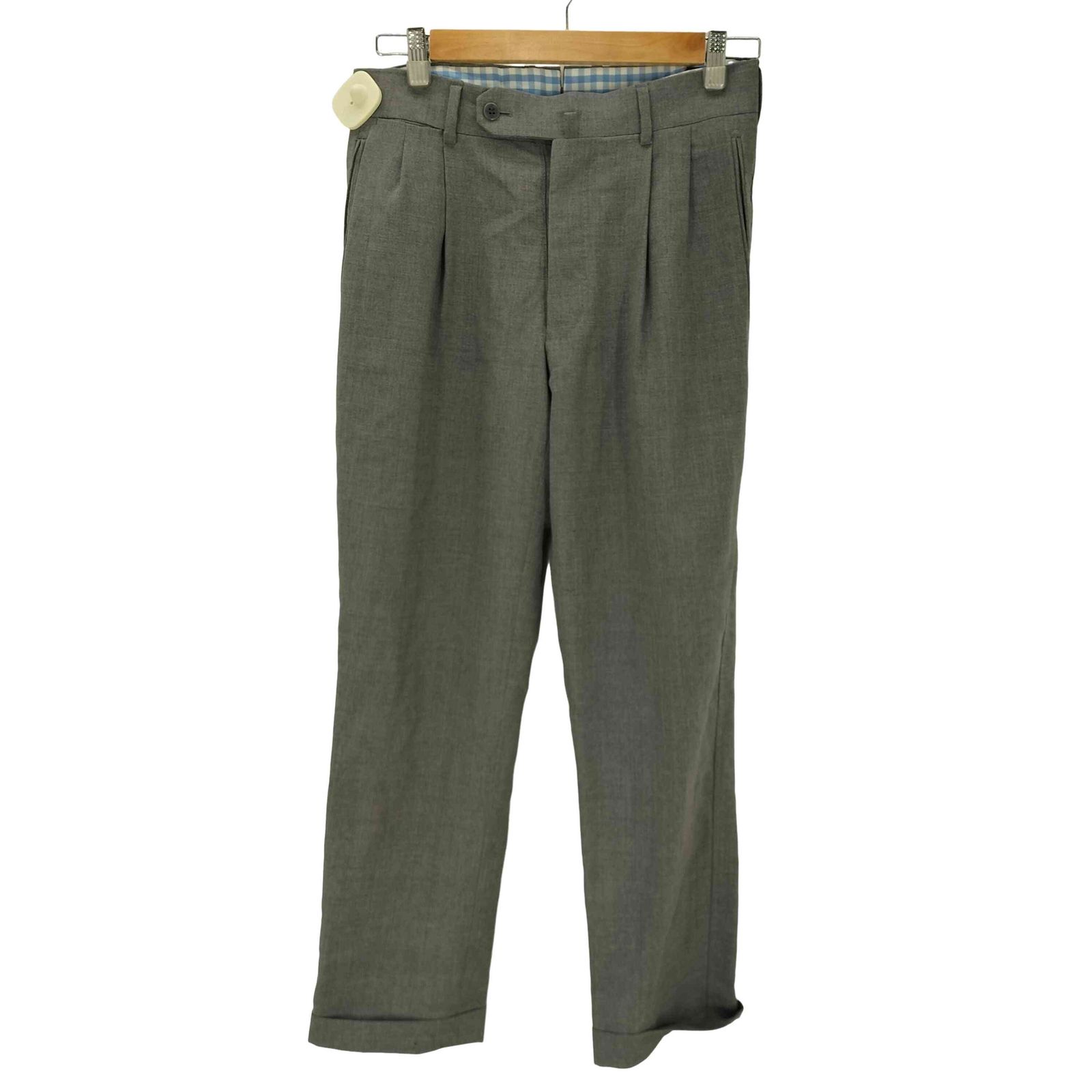 ユーズドフルギ USED古着 {{strips. st }} st pour homme EDWIN WOODHOUSE 英国製 オーダーメイド 別注 ドレス スラックス パンツ メンズ 44