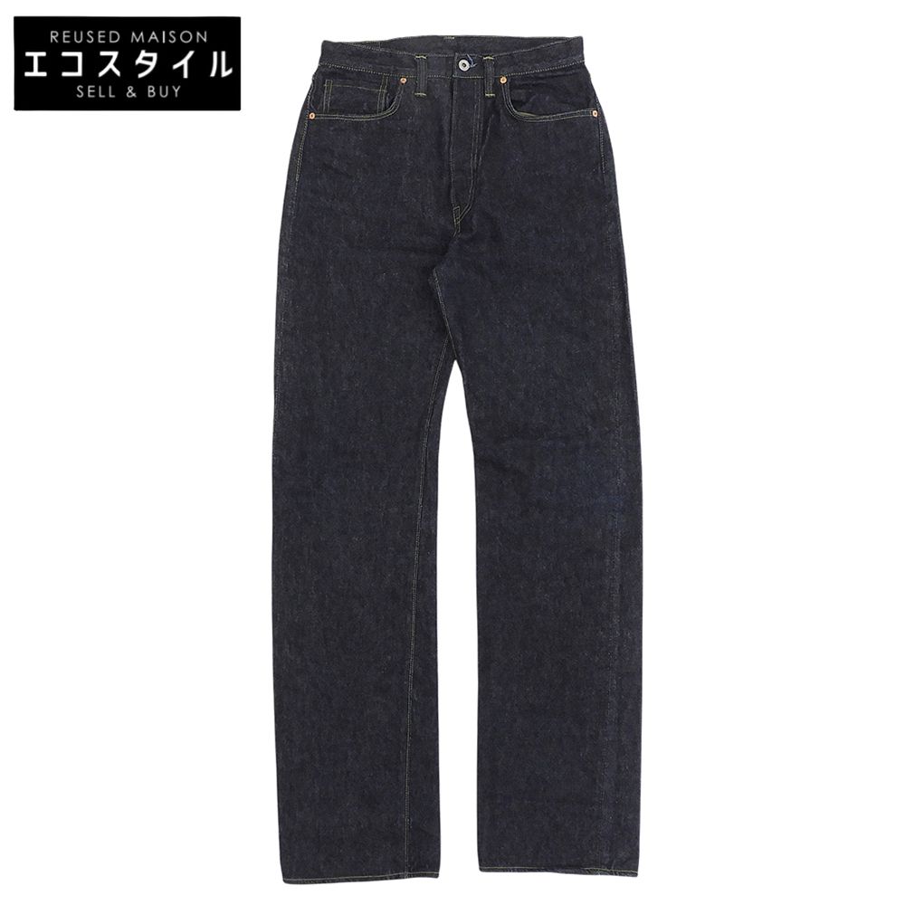 TCB JEANS&CO.　ティーシービージーンズ　美品 S40’s Jeans WWⅡ 大戦モデル コットン 月桂樹ボタン 14oz ボタン フライデニムパンツ インディゴ　W34
