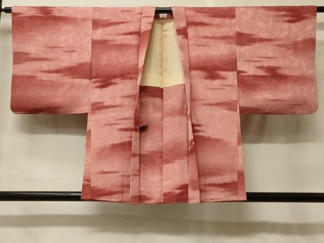 平和屋着物＃羽織　舞葉地紋　暈し染め　正絹　逸品　CABF9125in