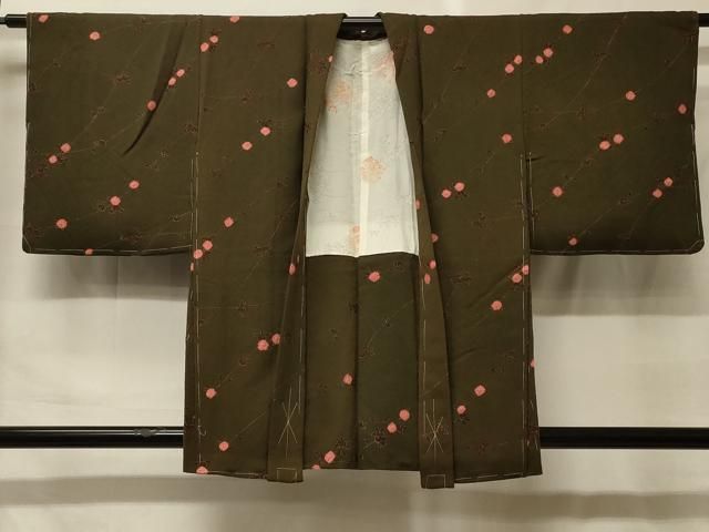 平和屋着物＃羽織　絞り　草花文　正絹　逸品　未使用　CABF9174in