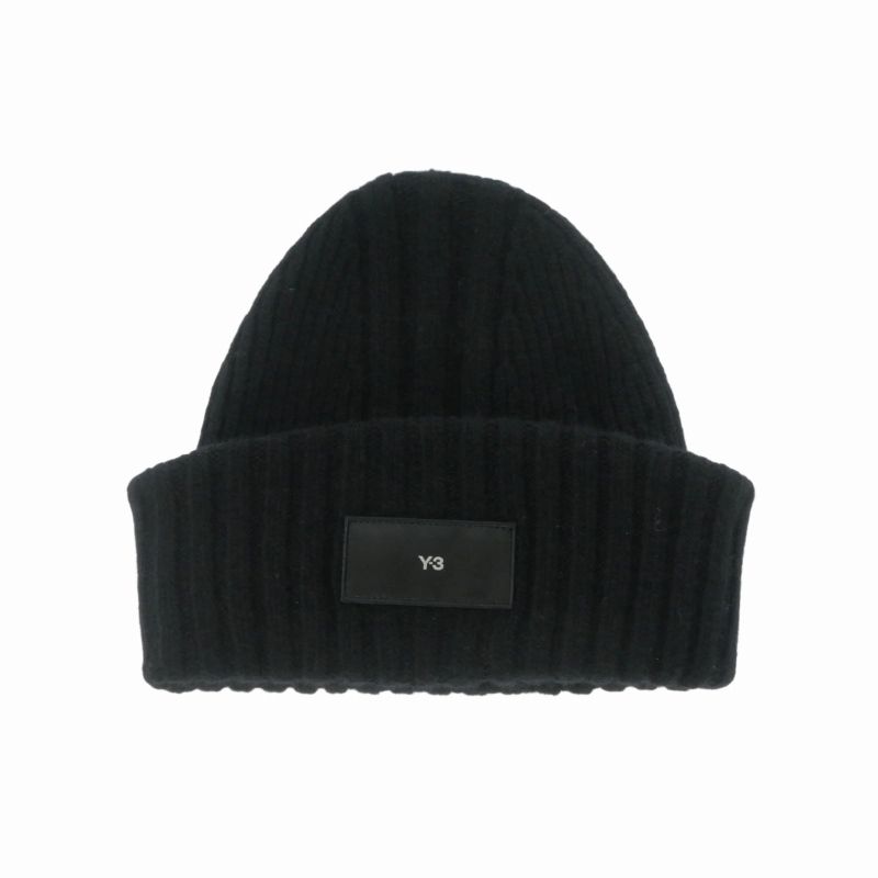 ワイスリー Y-3 ヨウジヤマモト KNIT BEANIE ニットキャップ ビーニー 帽子 ブラック 黒 IL6965