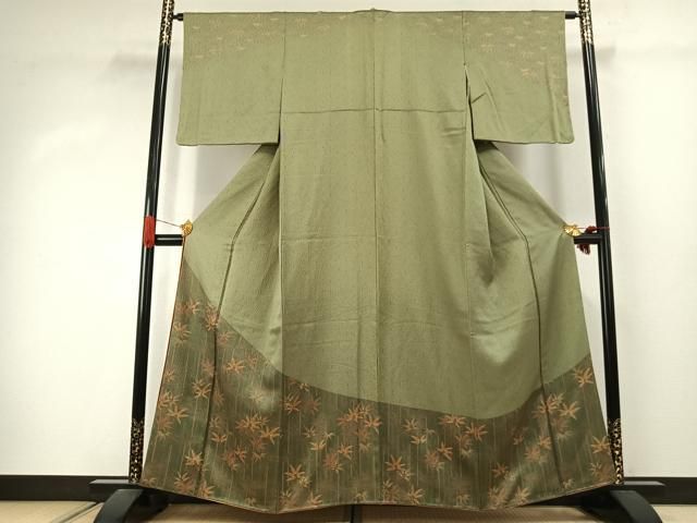 平和屋着物●訪問着　笹竹文　金彩　正絹　逸品　AABJ4351fy 26,325円