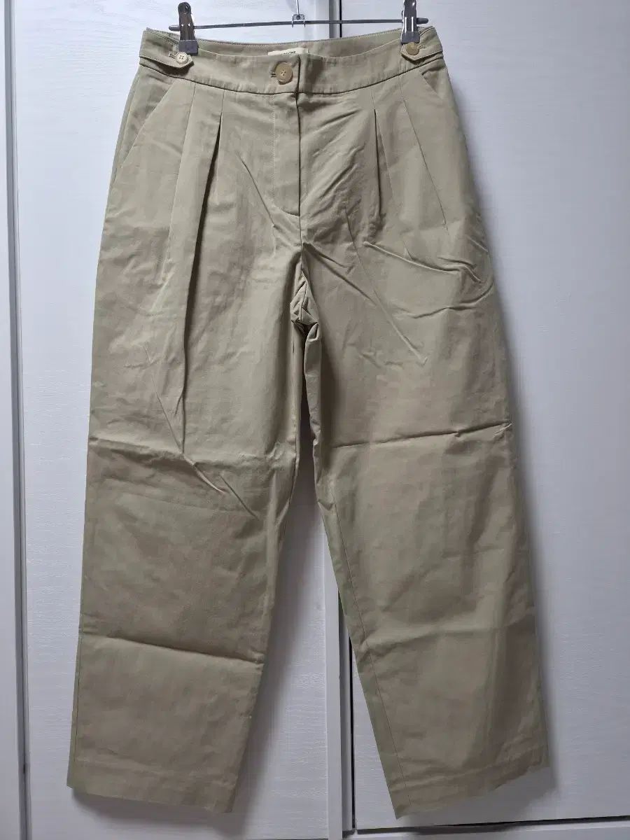 LEROBE コットン ピンタックパンツ M