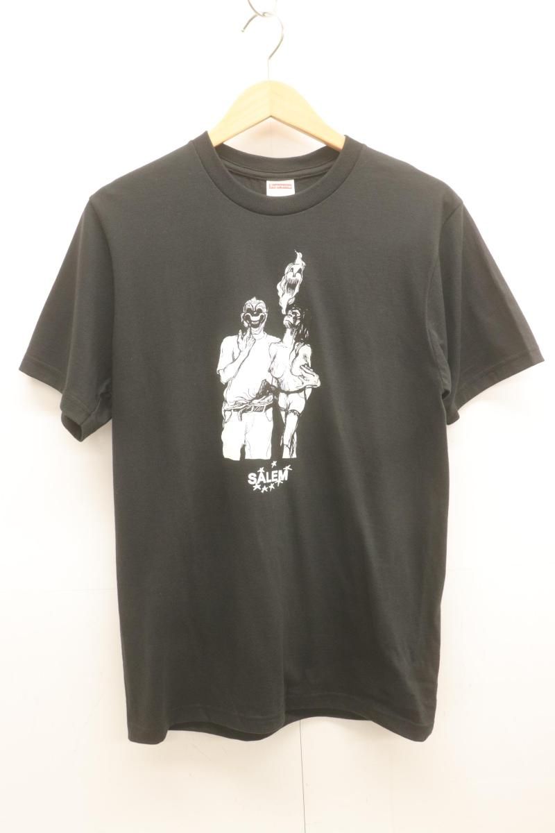 【中古】 Supreme メンズTシャツ S Tシャツ Supreme x SALEM S 黒 ブラック
