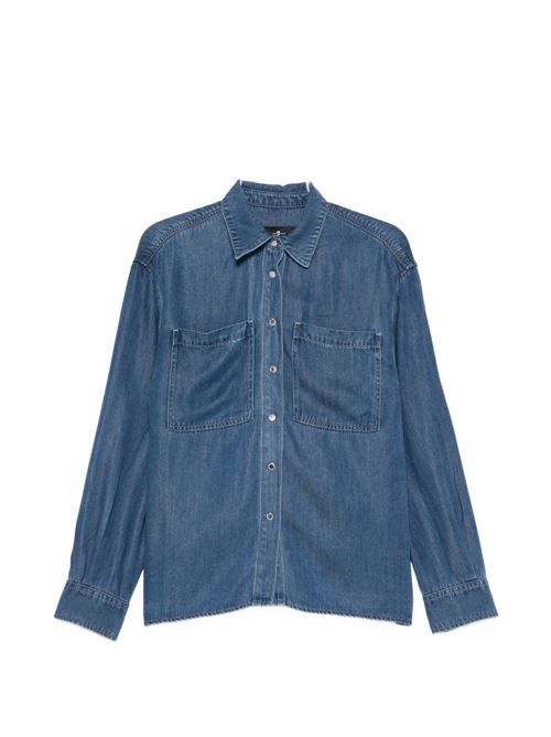 7 FOR ALL MANKIND デニムコットンシャツ 送料無料