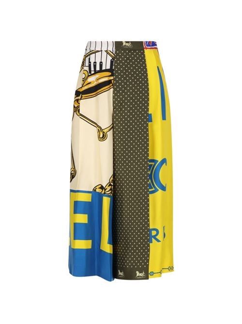 CELINE プリントシルククロップドパンツ 送料無料