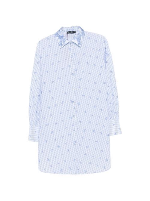 ERMANNO SCERVINO コットン オーバーサイズ シャツ 送料無料