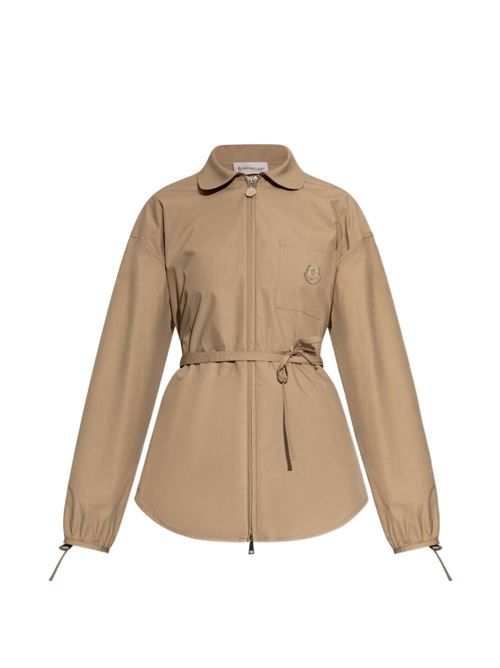 MONCLER コットン ジップ シャツ 送料無料