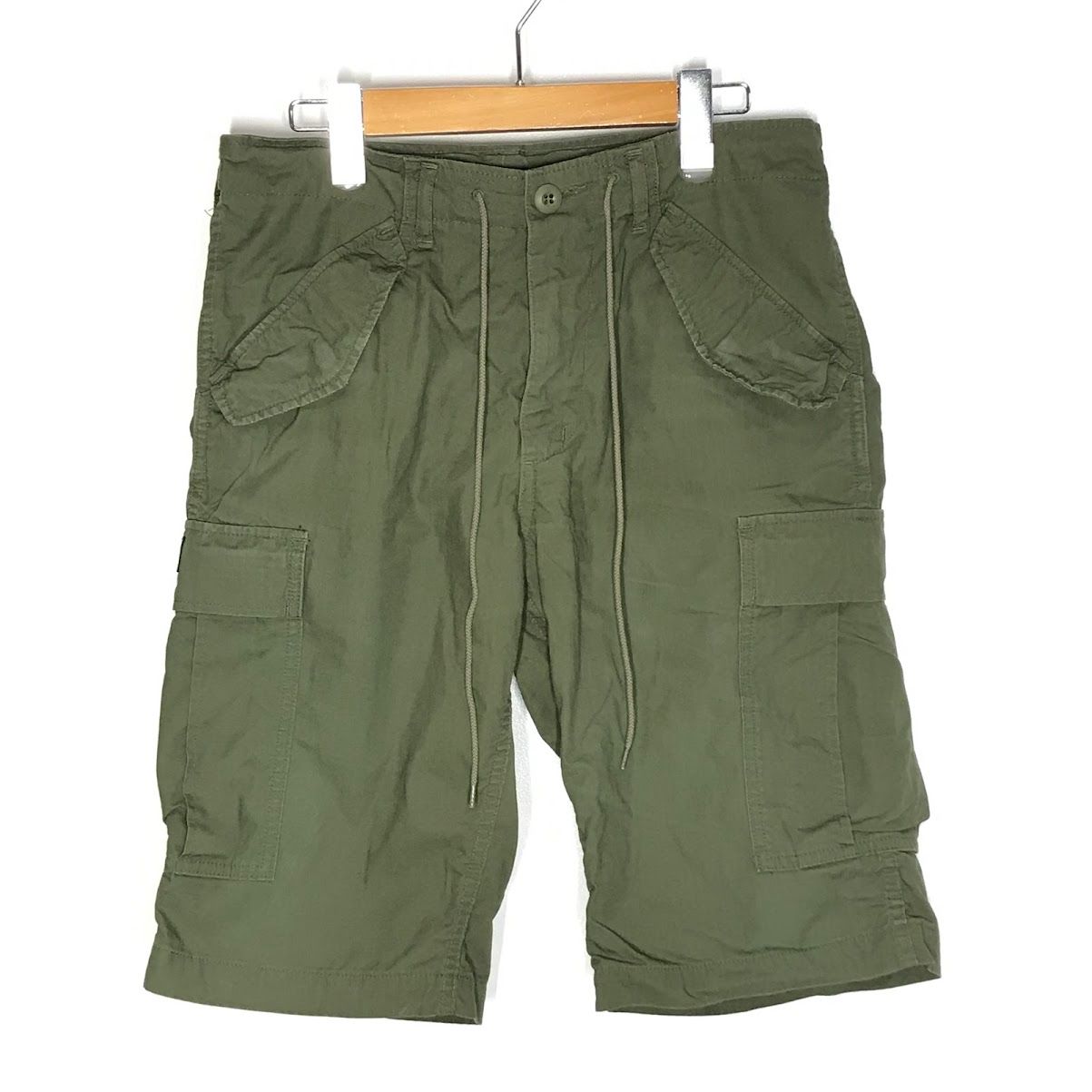 【倉吉店】 中古 TOYS McCOY | トイズマッコイ ショートパンツ MILITARY CROPPED CARGO カーゴ ハーフパンツ TMP1802 カーキ サイズ：32 【107】
