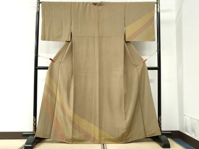 平和屋着物●訪問着　江戸小紋　鮫小紋柄　吉祥花文　正絹　逸品　CABI2116yc