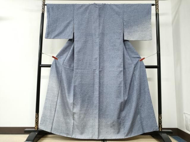 平和屋着物●訪問着　紬地　霰文　正絹　逸品　CABI2144yc