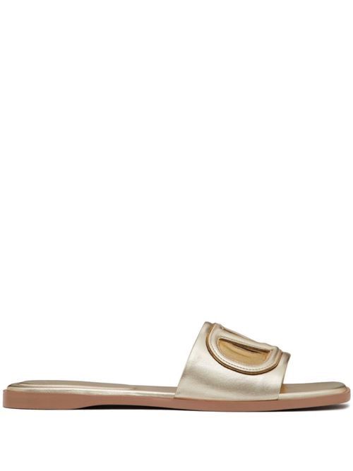 VALENTINO GARAVANI Vロゴ フラット サンダル 送料無料