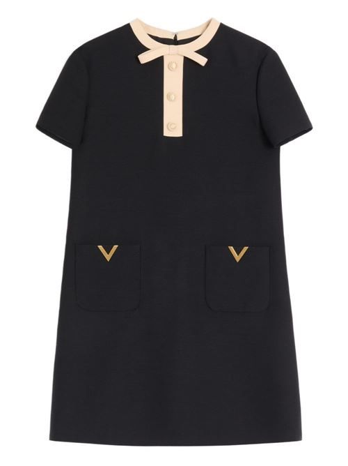 VALENTINO ウール＆シルクブレンドドレス 送料無料