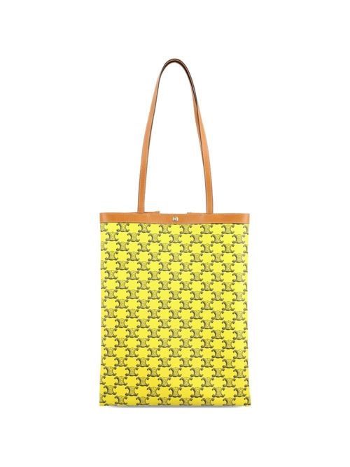 CELINE フラット トリオンフ キャンバス ミディアム トート 送料無料
