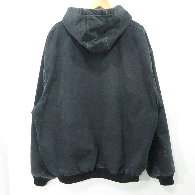 カーハートJ131アクティブジャケットC1005ダック地ブラック黒アメリカ製古着 三重本店】 中古 Carhartt | カーハート ダック地アクティブジャケット