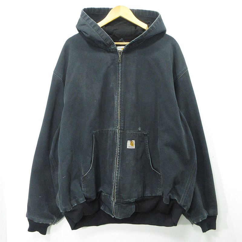 【三重本店】 中古 Carhartt | カーハート ダック地アクティブジャケット USA製 09年 ワークジャケット J131 ブラック サイズ：3XL(US) 【95】
