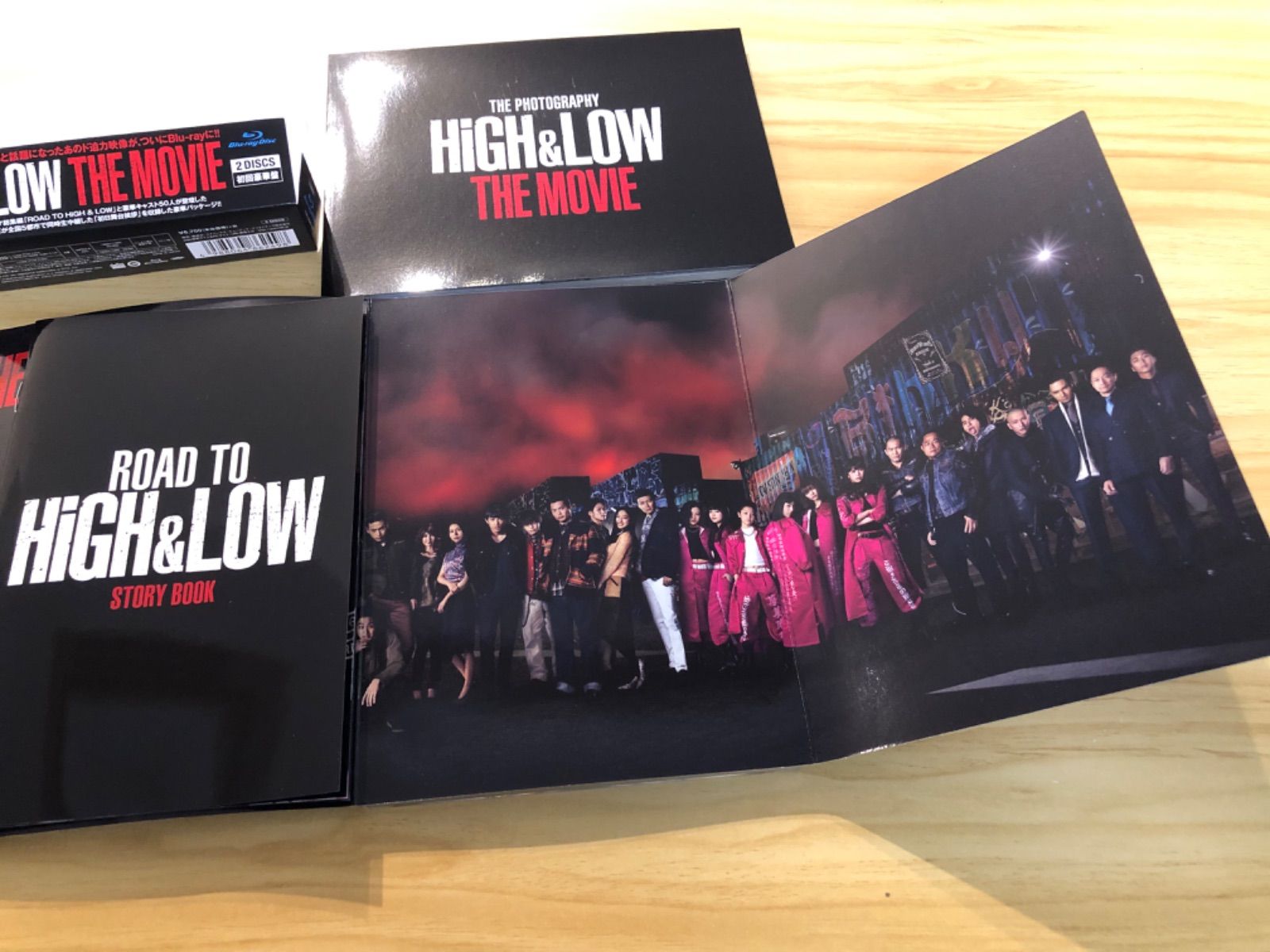 HiGH&LOW ブルーレイ DVD まとめ売り 8枚セット 中古] [Blu-ray] [訳あり 三方背ケース欠]HiGH&LOW THE MOVIE 初回豪華