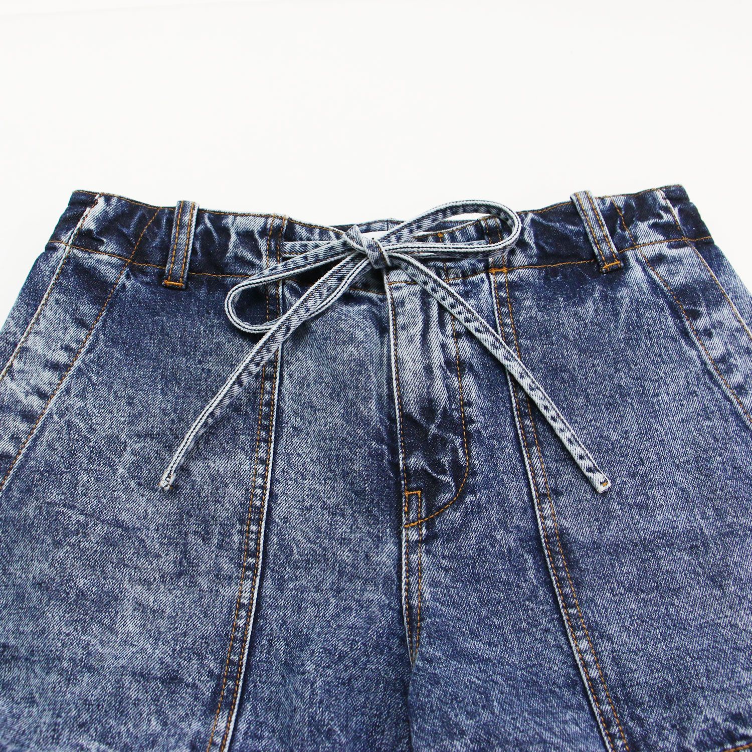美品】ALAIA アライア パンツ ブルー サイズ:36(S) 26春夏 カーゴ