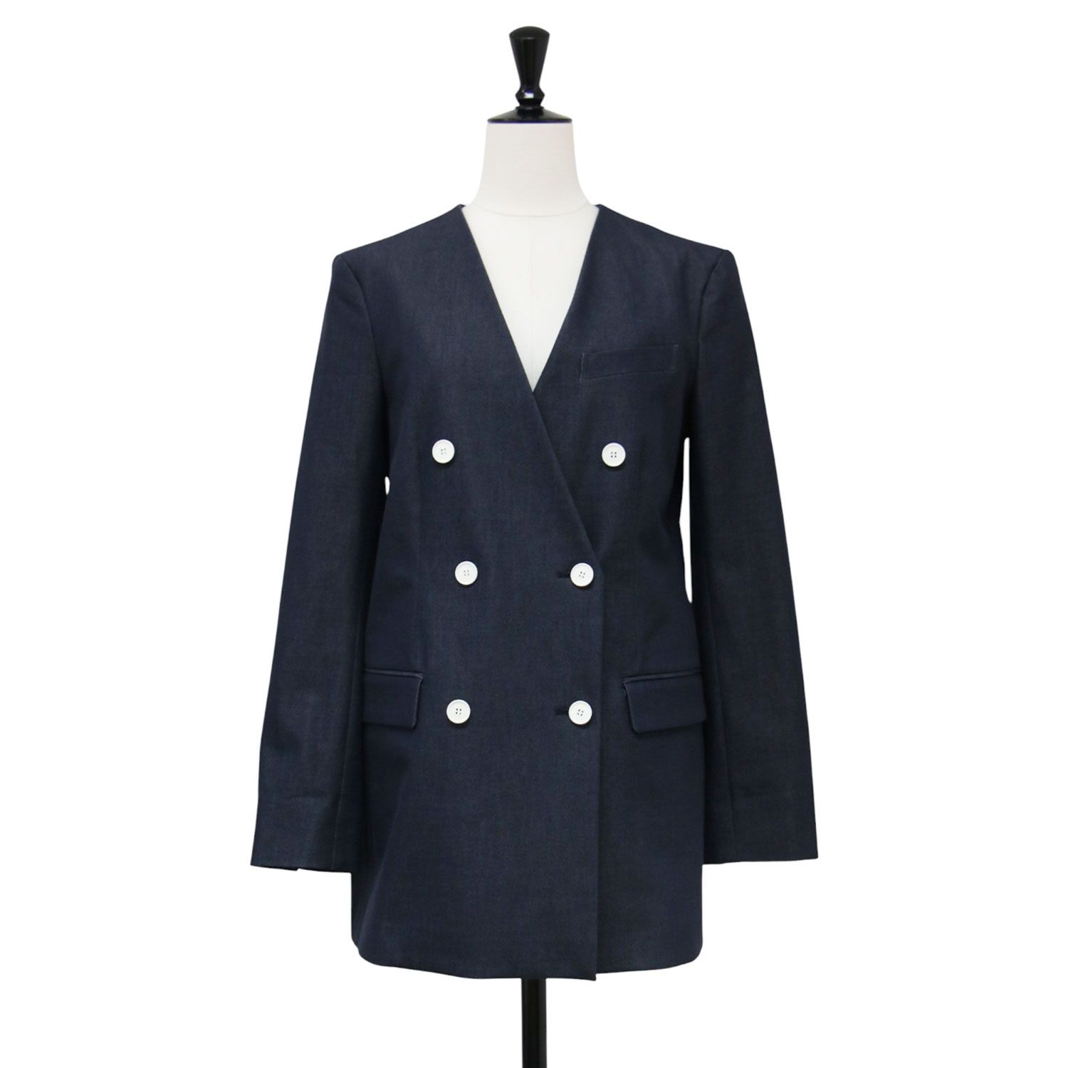 theory luxe セオリーリュクス ジャケット ネイビー 紺 サイズ:38(M