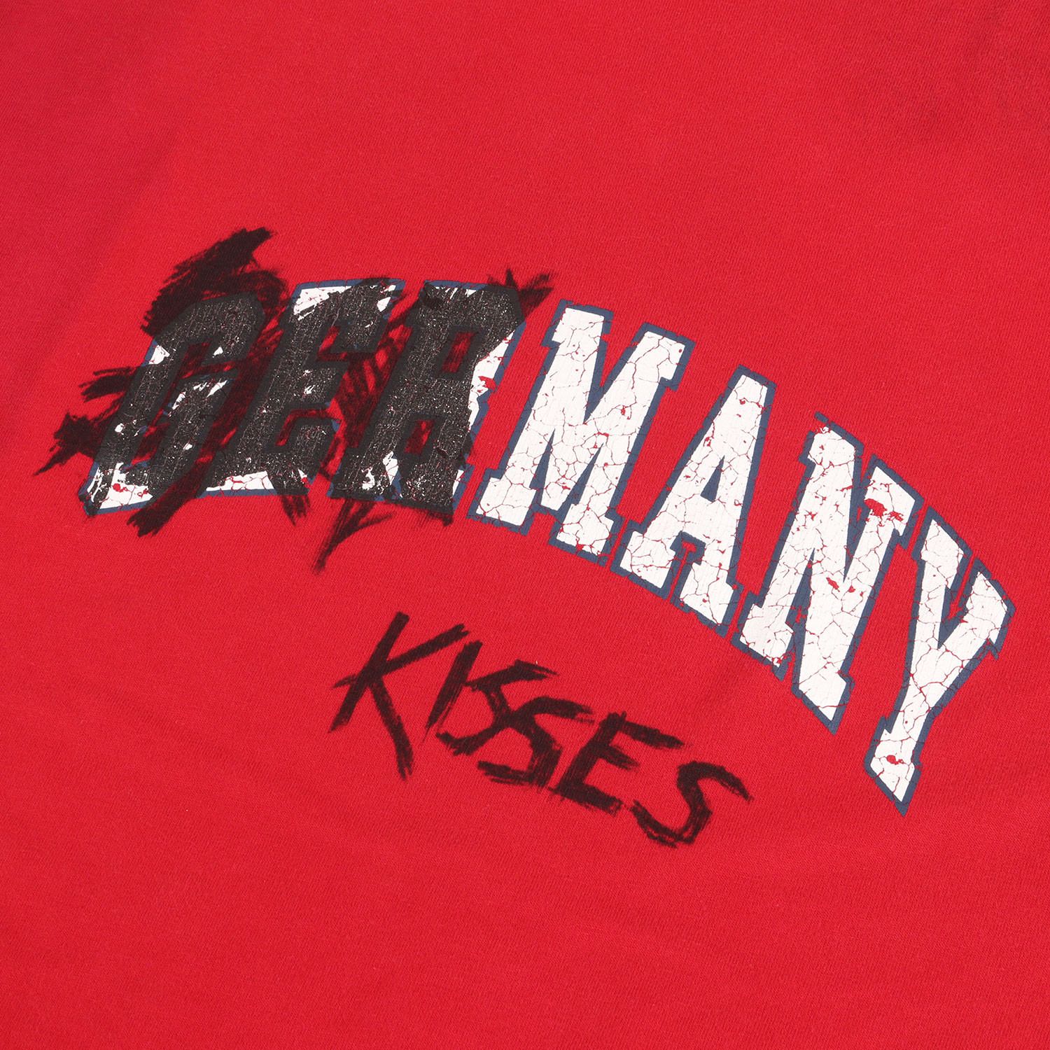 新品未使用タグ付き✨バレンシアガ GERMANY KISSロゴT 赤 新品未使用タグ付き✨バレンシアガ GERMANY KISSロゴT 赤 BALENCIAGA