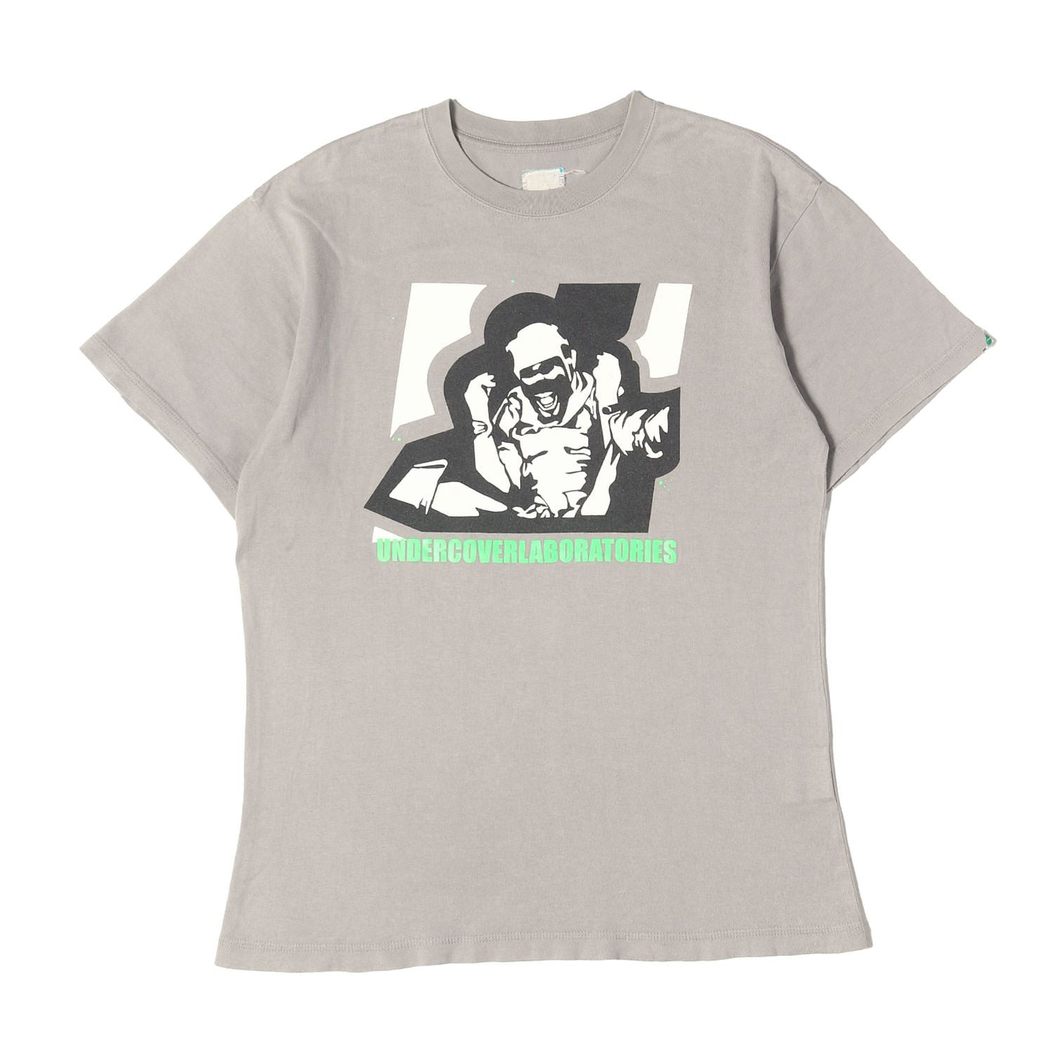 UNDERCOVER アンダーカバー Tシャツ グレー サイズ:M 02SS THE ILLUSION HAZE期 SK8THING グラフィック Tシャツ 00年代 アーカイブ トップス カットソー 半袖【メンズ】【中古】