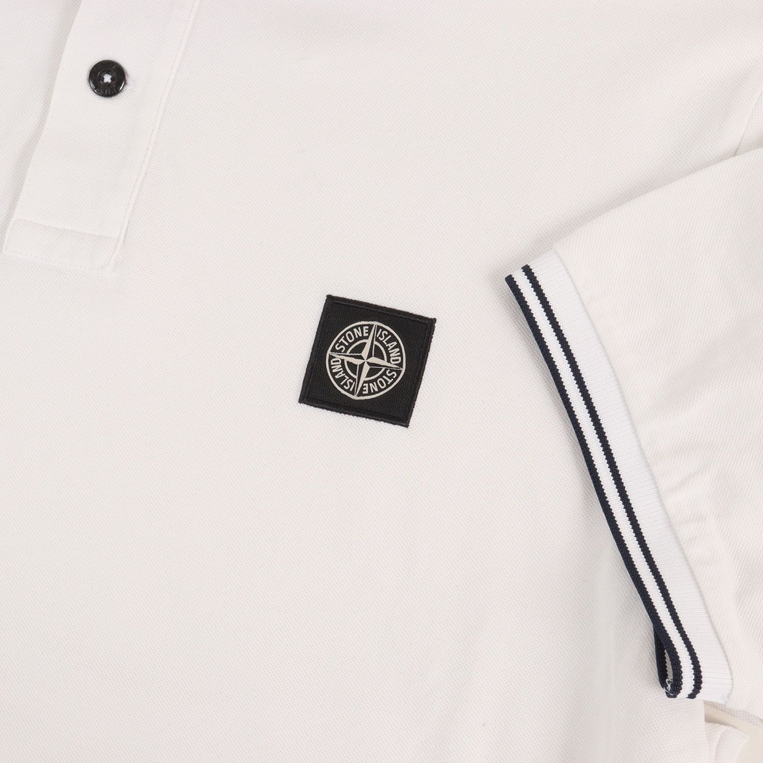 stone  ポロシャツ STONE ISLAND ストーンアイランド ポロシャツ ホワイト 白 サイズ:XL