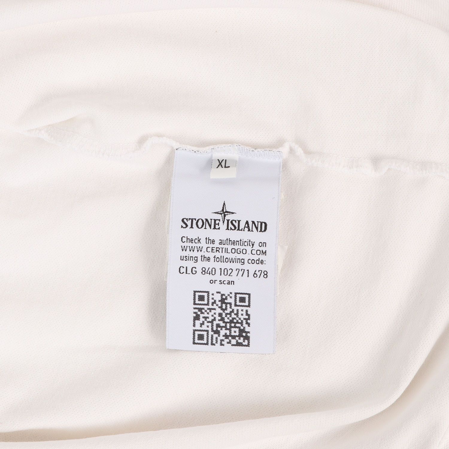 STONE ISLAND ストーンアイランド ポロシャツ ホワイト 白 サイズ:XL