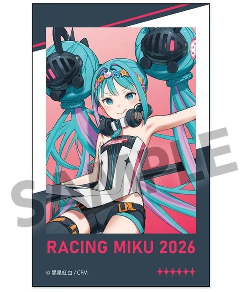 新品】シール・ステッカー レーシングミク 2026 キービジュアル2 Ver
