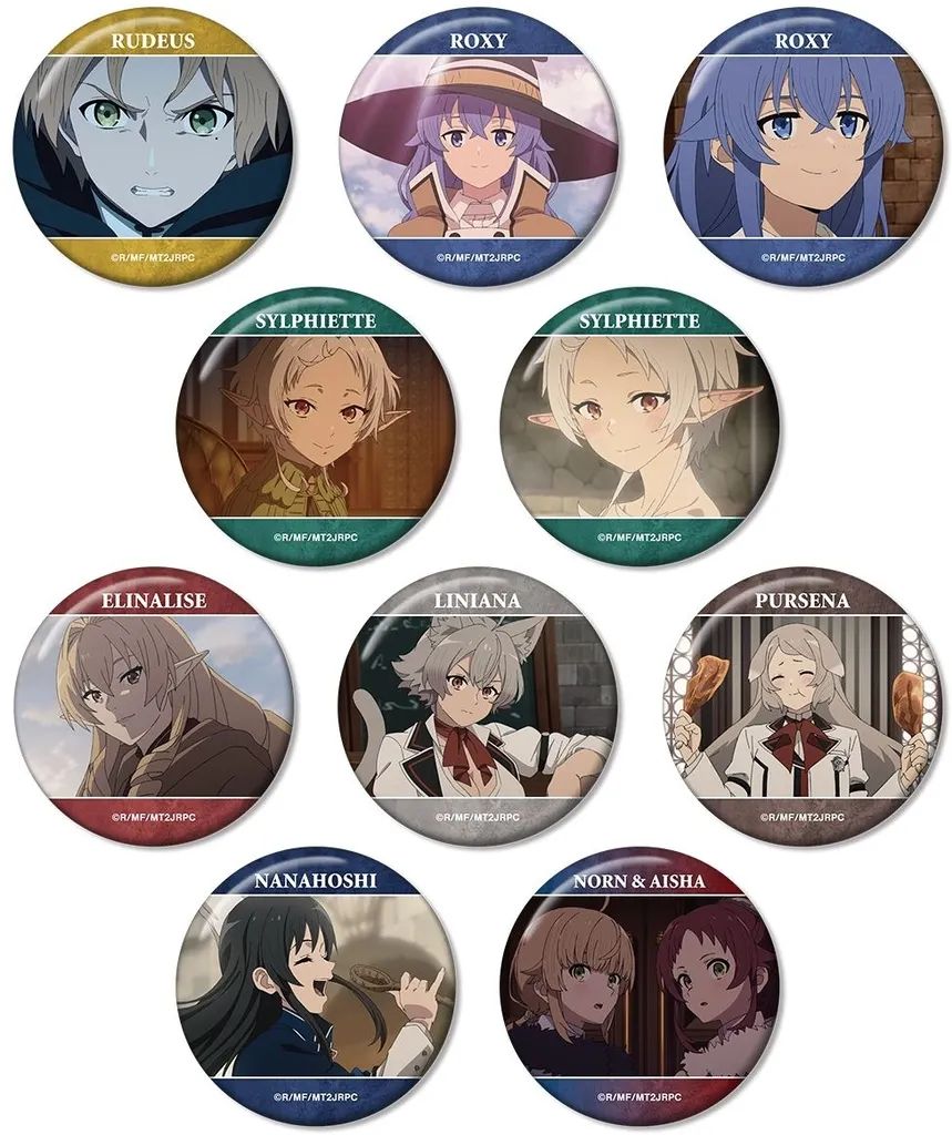 新品】バッジ・ビンズ 【ボックス】アニメ 無職転生II ～異世界行っ