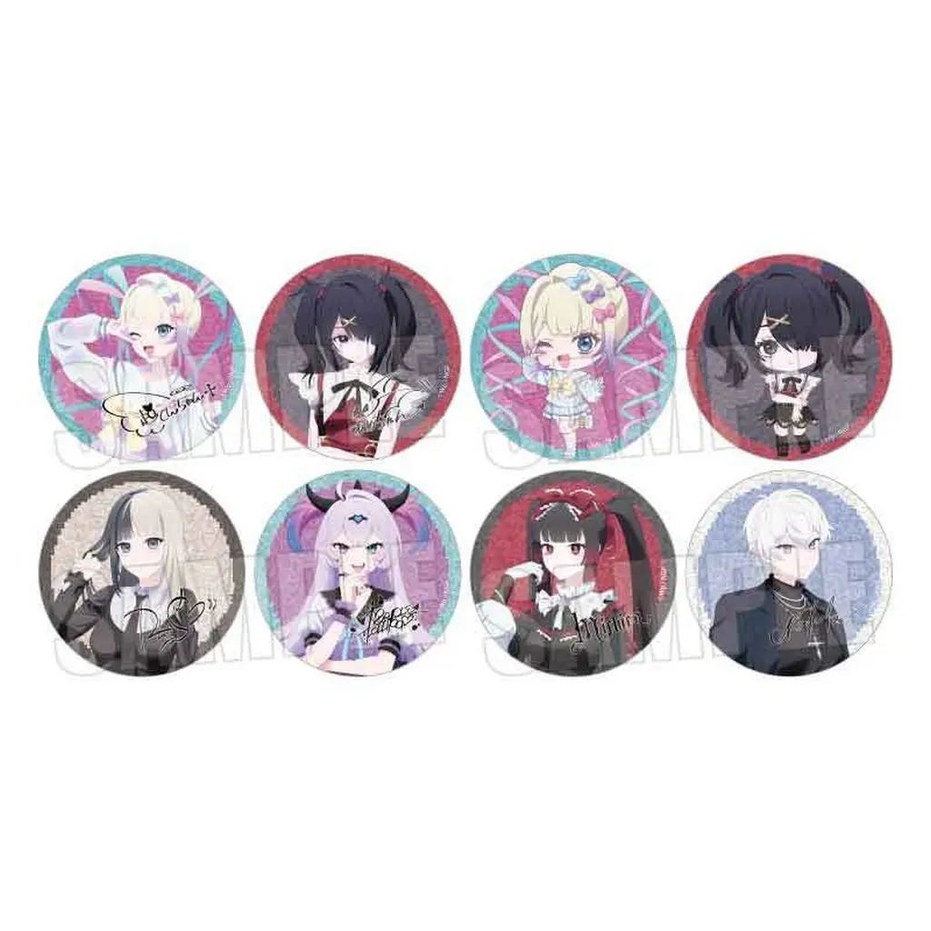 新品】バッジ・ビンズ 【ボックス】トレーディンググリッター缶バッジ